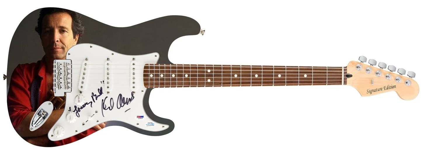 Herb Alpert Autographed w ?Lonely Bull? 1/1 Custom Graphics Photo Guitar PSA, изображение 2