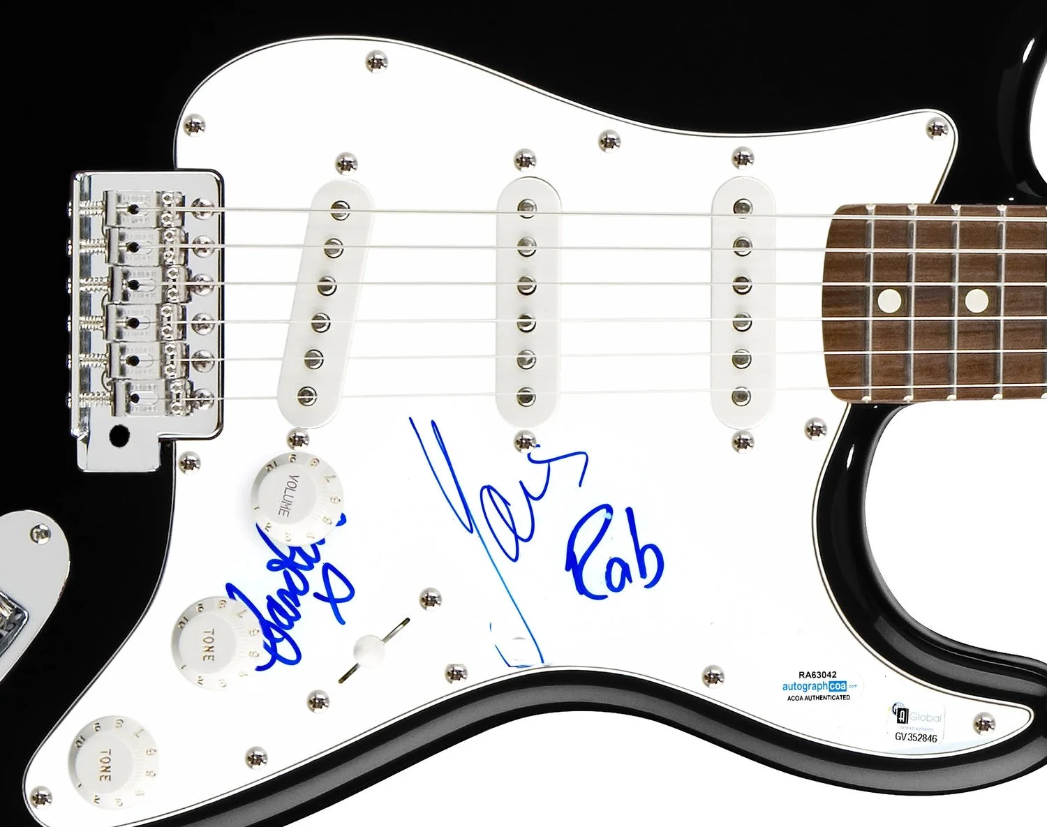 Glasvegas Signed Autographed Guitar ACOA, image 2
