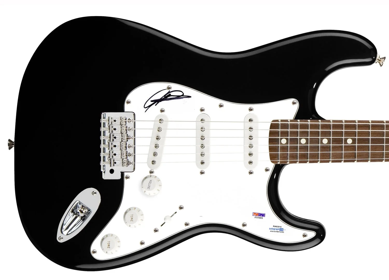 Geoff Downes Signed Autographed Guitar Buggles Yes Asia ACOA PSA, изображение 2