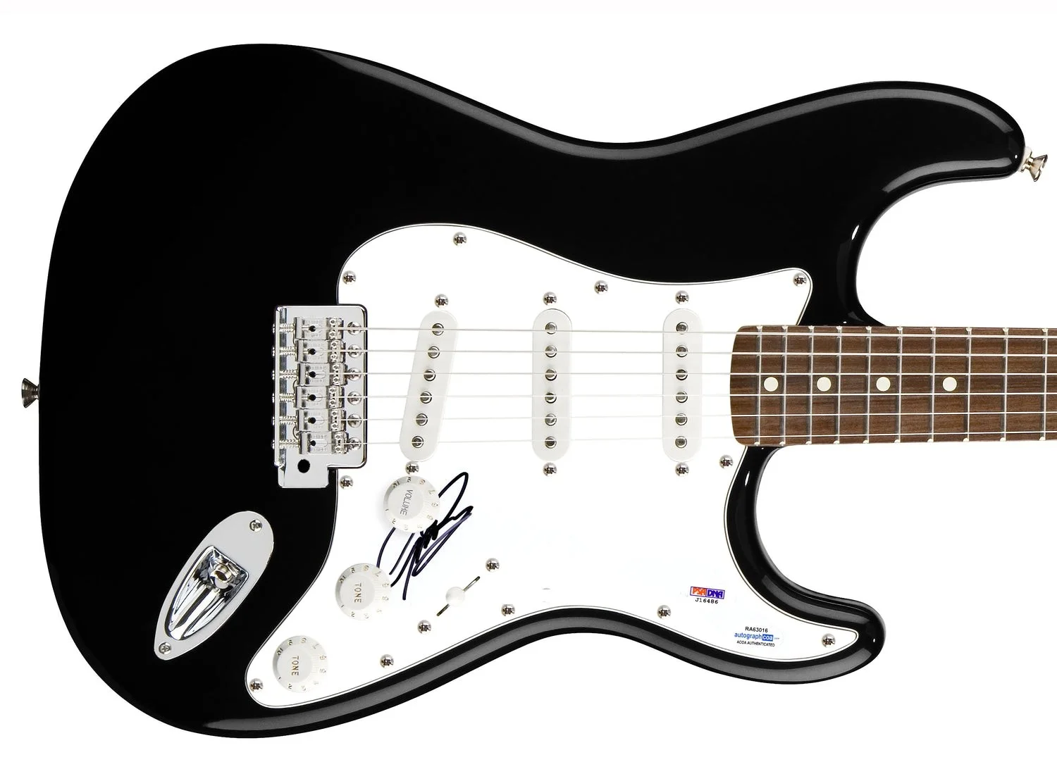Geoff Downes Signed Autographed Guitar Buggles Yes Asia ACOA PSA, image 2
