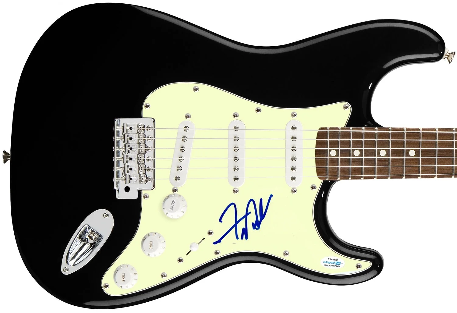 Frankie Avalon Signed Autographed Guitar ACOA, image 2
