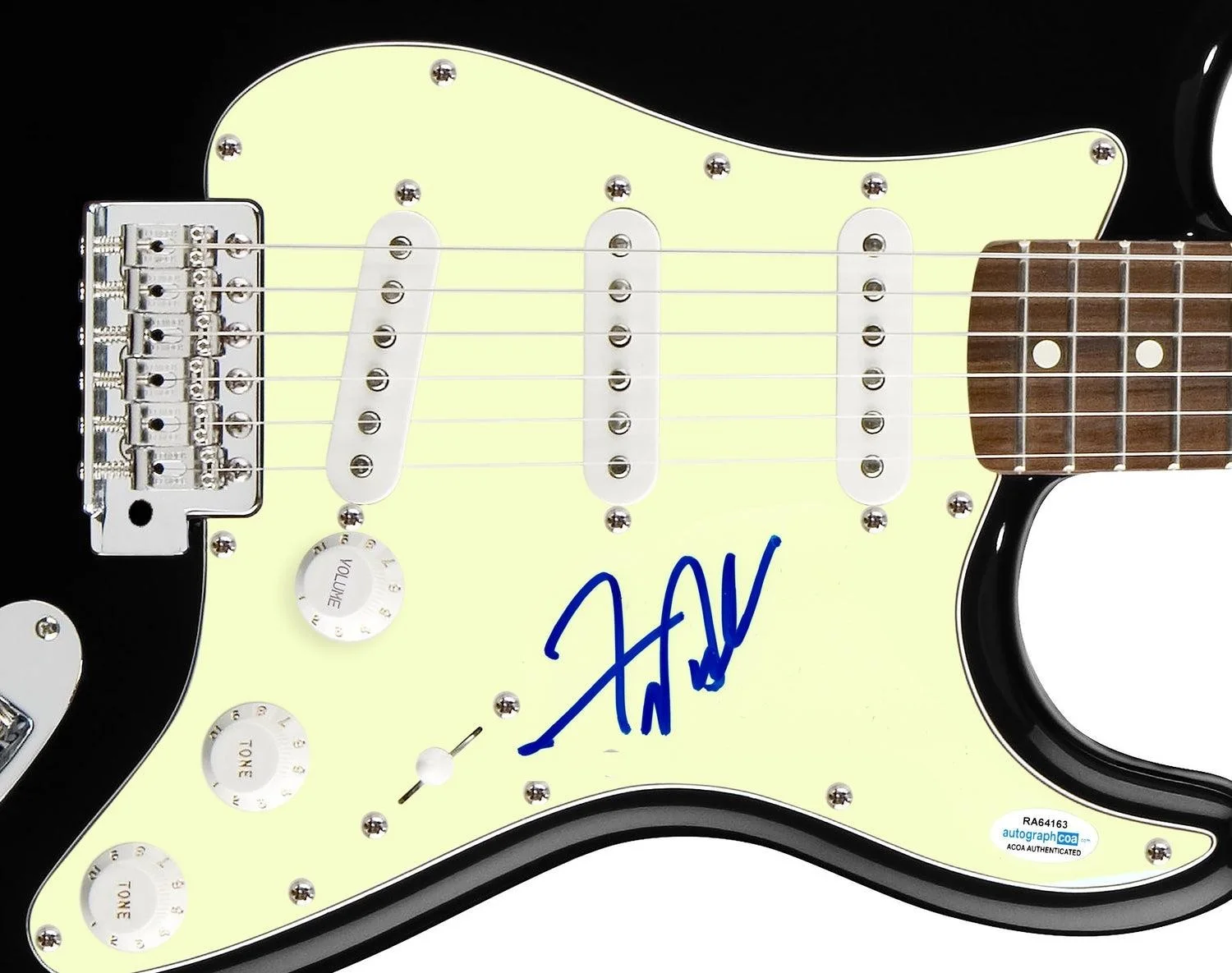 Frankie Avalon Signed Autographed Guitar ACOA, image 3