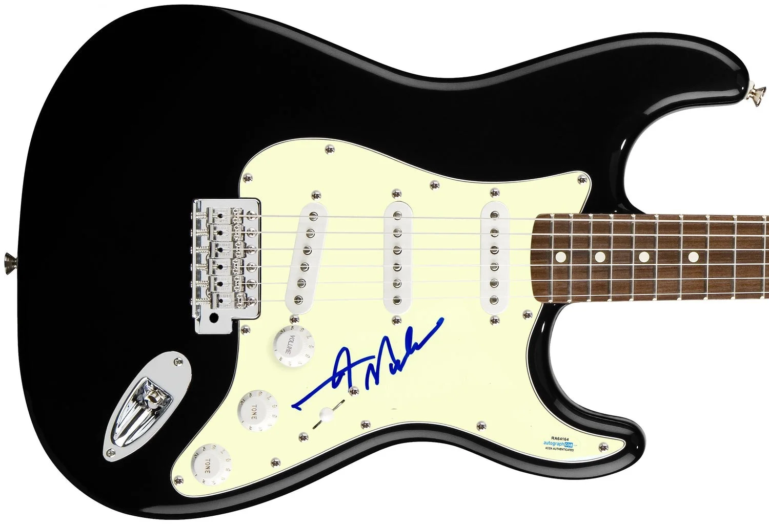 Frankie Avalon Signed Autographed Guitar ACOA, image 2