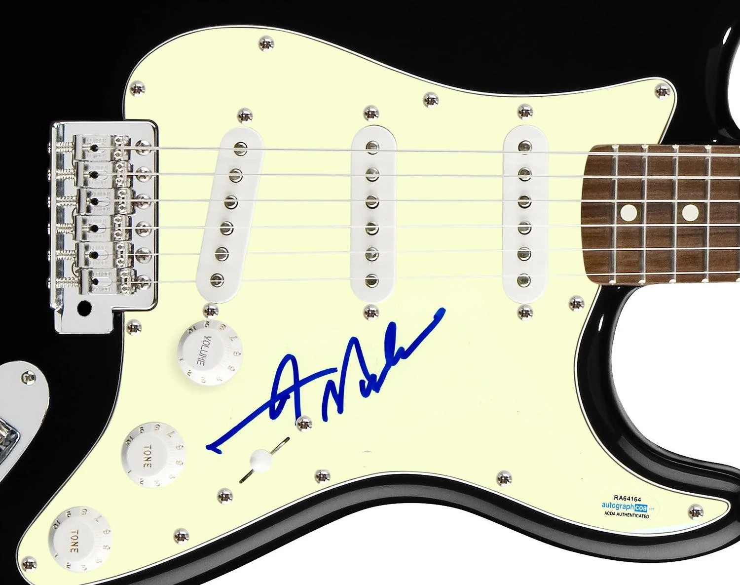Frankie Avalon Signed Autographed Guitar ACOA, image 3