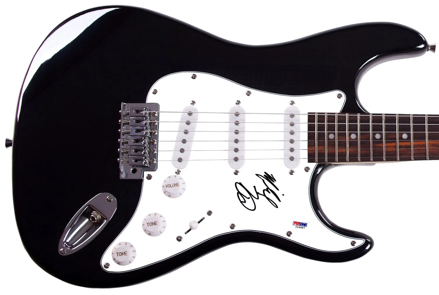 Fool's Gold Michael Tapper Signed Autographed Guitar PSA, image 2