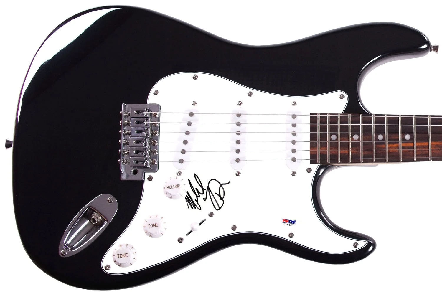 Fool's Gold Michael Tapper Signed Autographed Guitar PSA, image 2