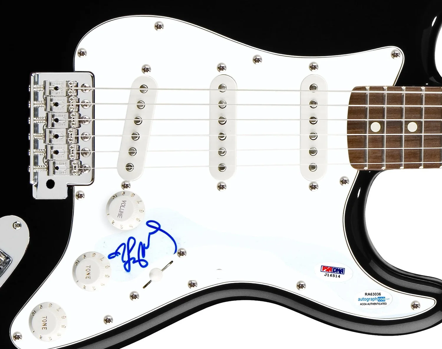 Flyleaf Lacey Sturm Signed Autographed Guitar ACOA, image 2
