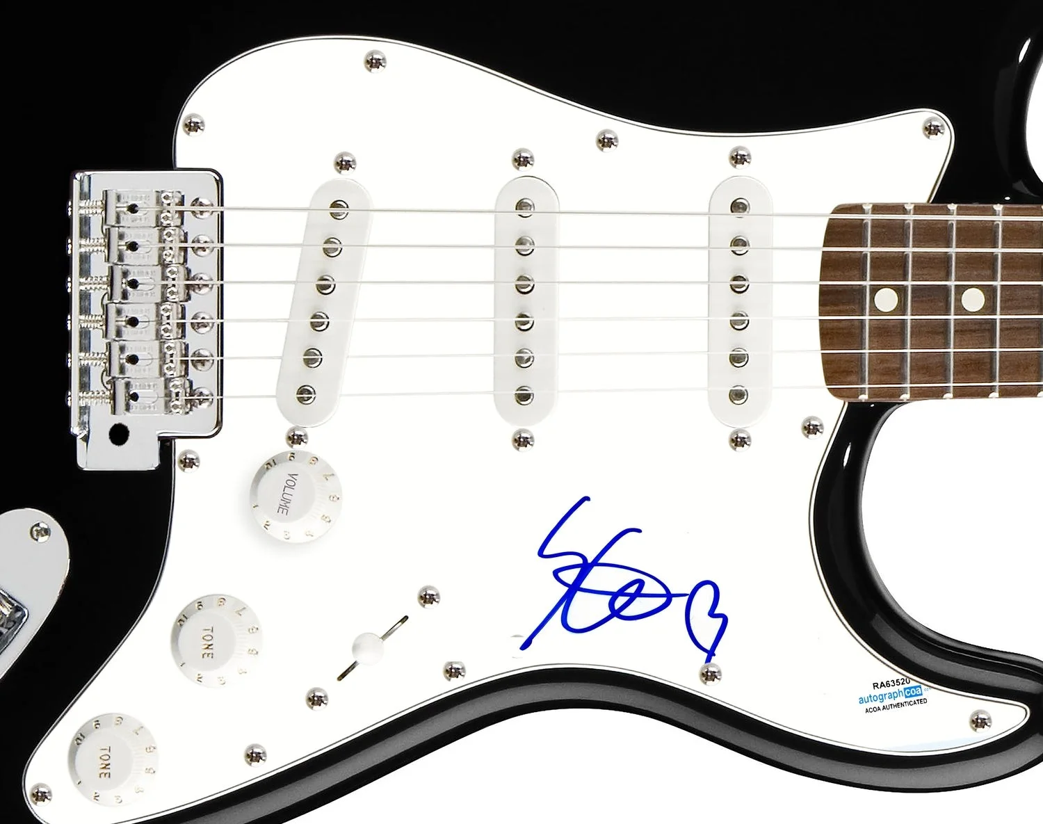 Flaming Lips Steve Drozd Signed Autographed Guitar ACOA, image 2