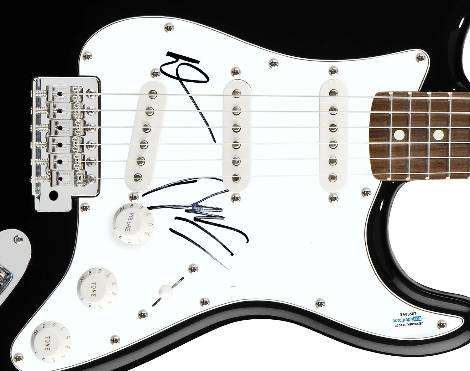 El DeBarge Signed Autographed Guitar ACOA, image 2