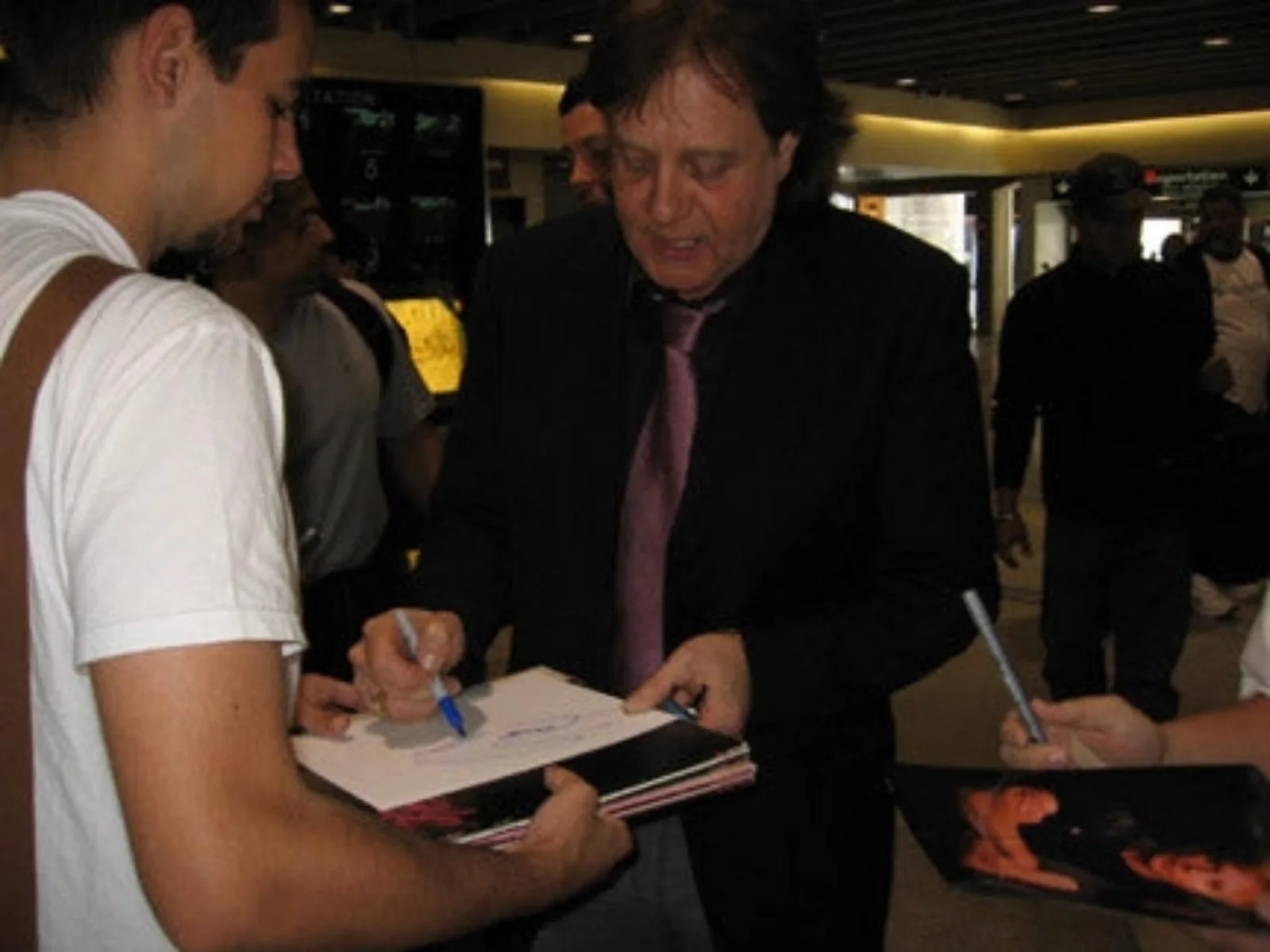 Eddie Money Signed Autographed Guitar ACOA, image 5
