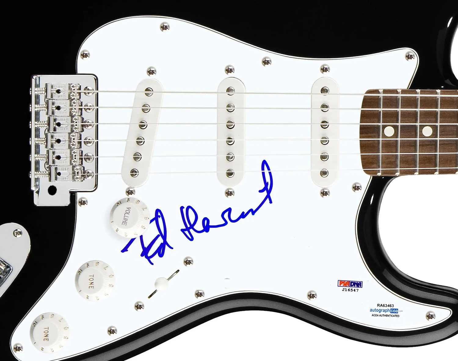 Ed Harcourt Signed Autographed Guitar ACOA, image 2
