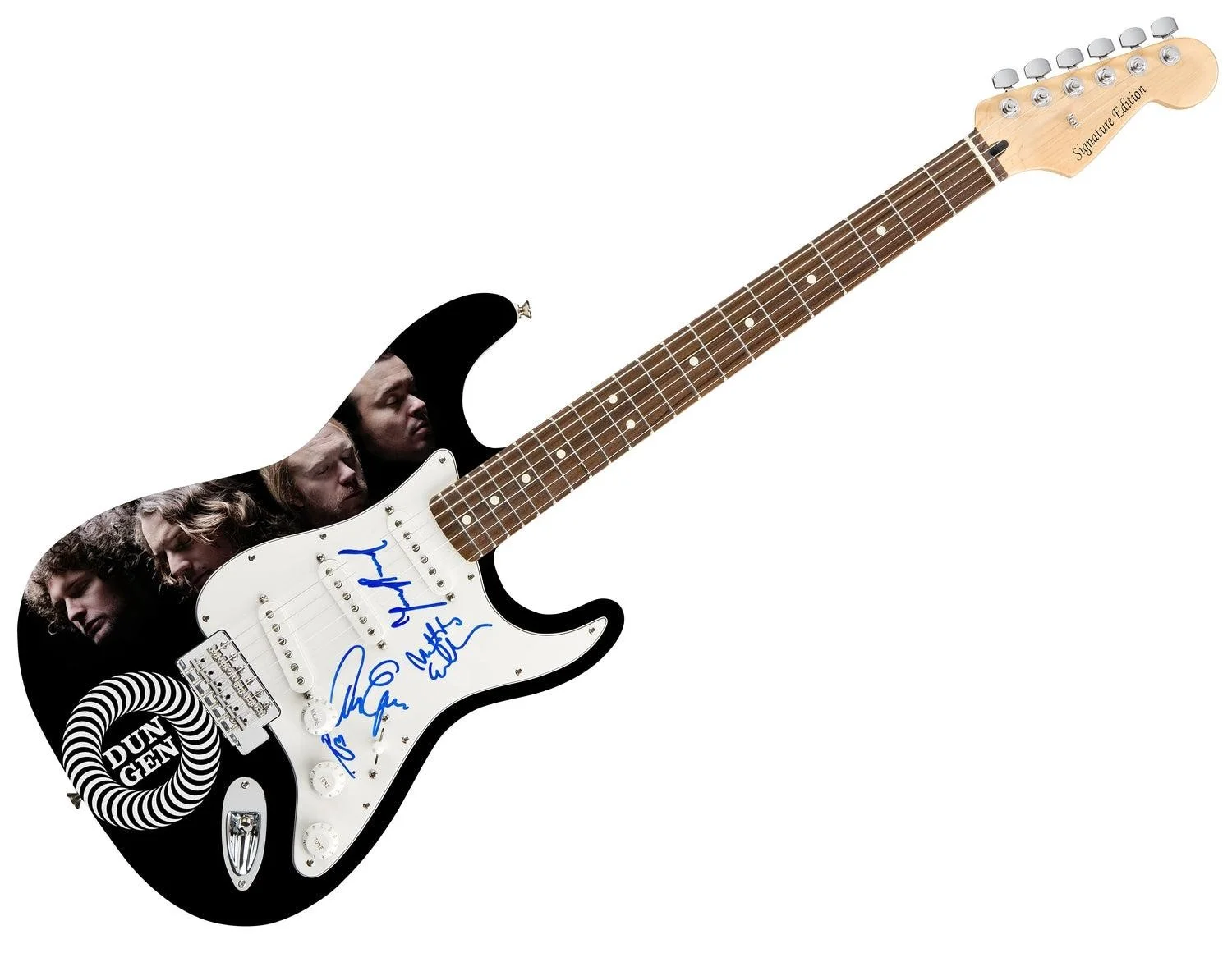 Dungen Signed Autographed Photo Graphics Guitar, image 3