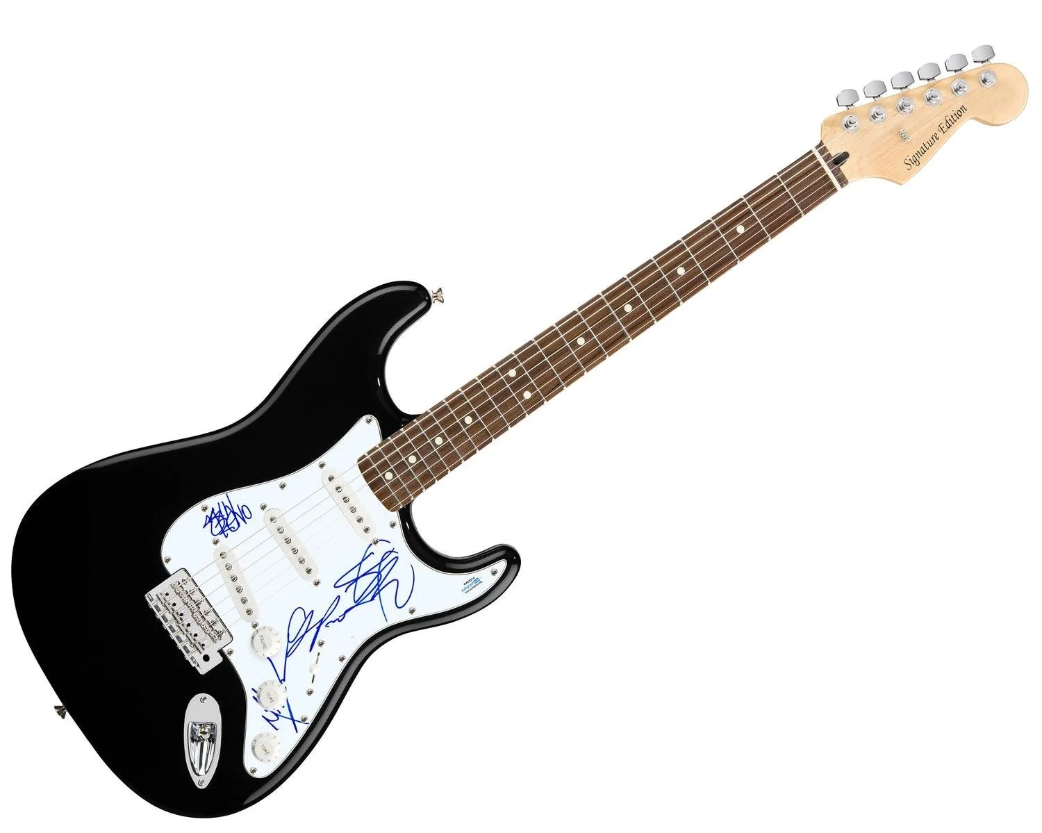 Drowning Pool Signed Autographed Guitar ACOA, image 3