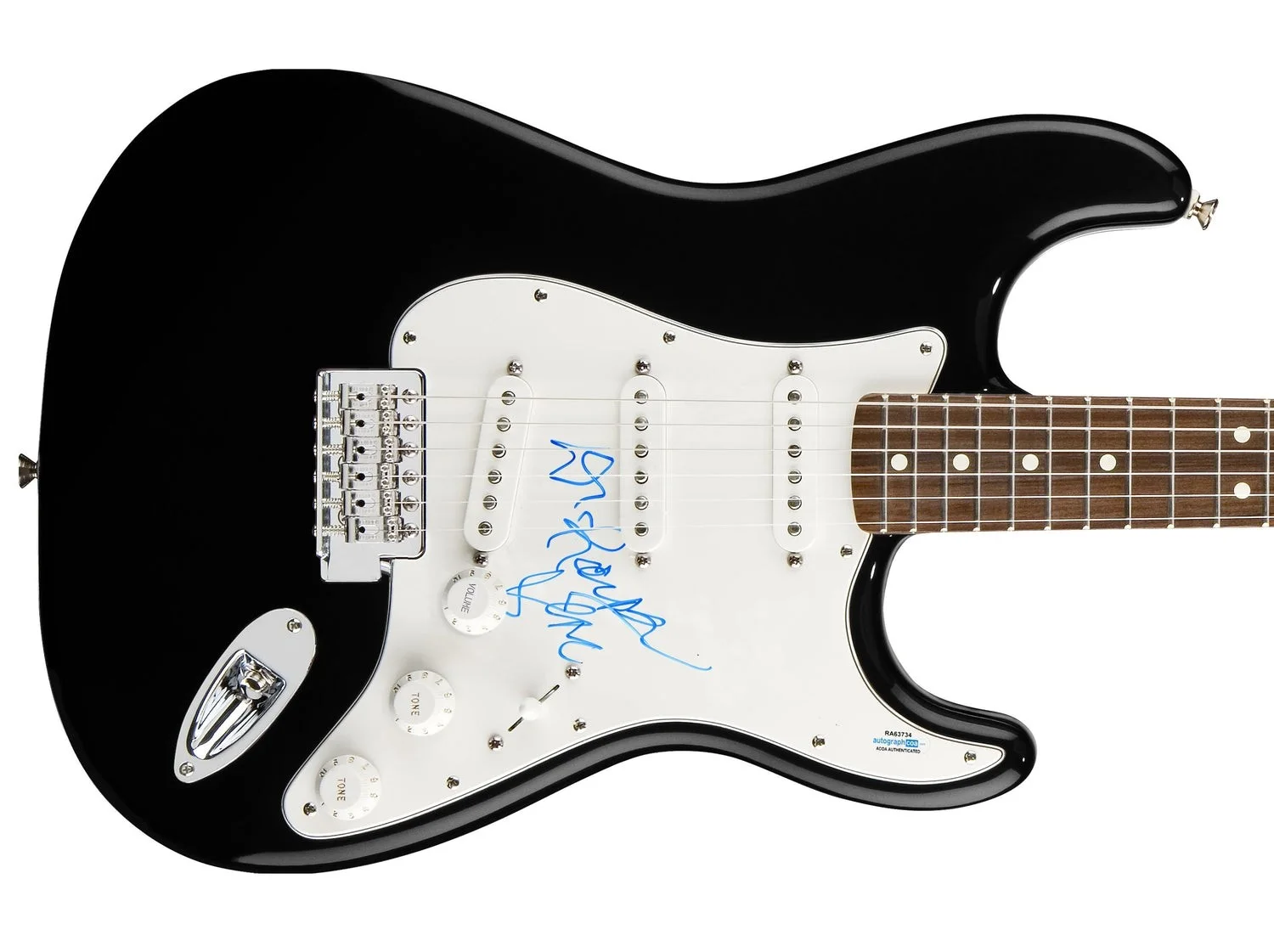 Dr. Ralph Stanley Signed Autographed Guitar ACOA, image 2