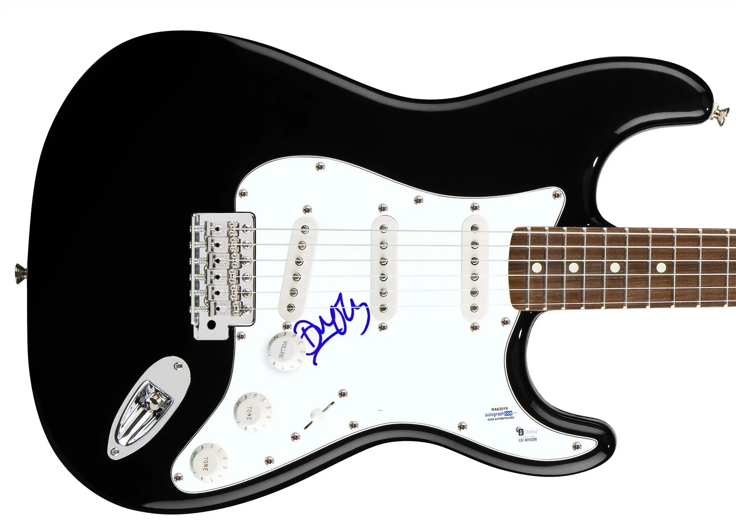Duffy Signed Autographed Guitar ACOA, image 2