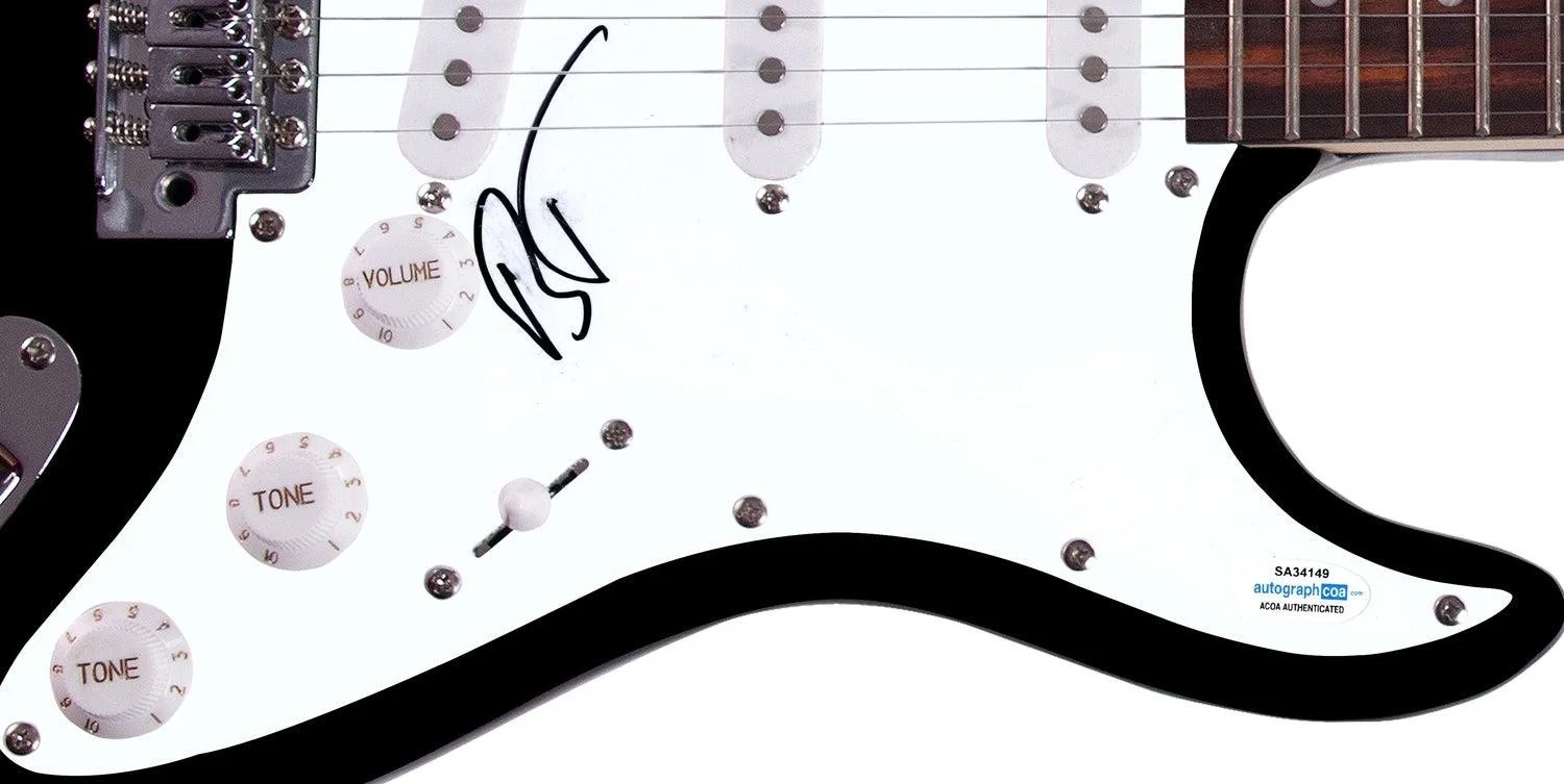 Dave Matthews Band Boyd Tinsley Signed Autographed Guitar ACOA, изображение 4