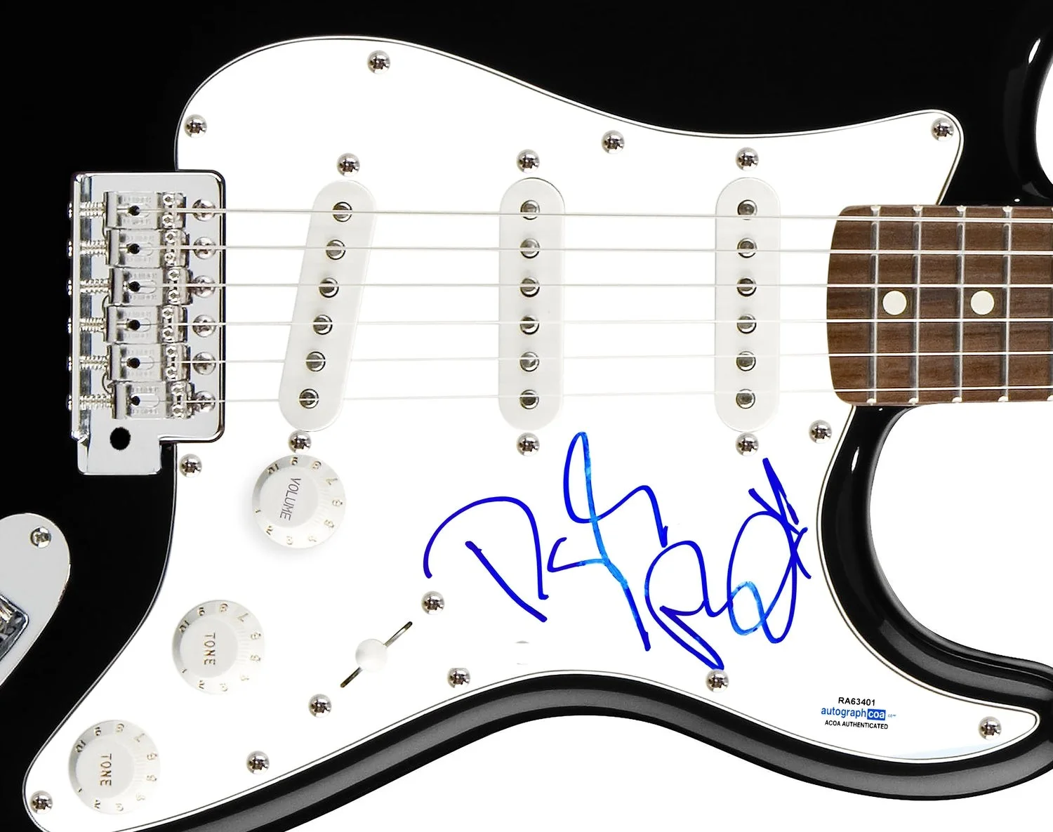 Doye Bramhall II Signed Autographed Guitar ACOA, image 2