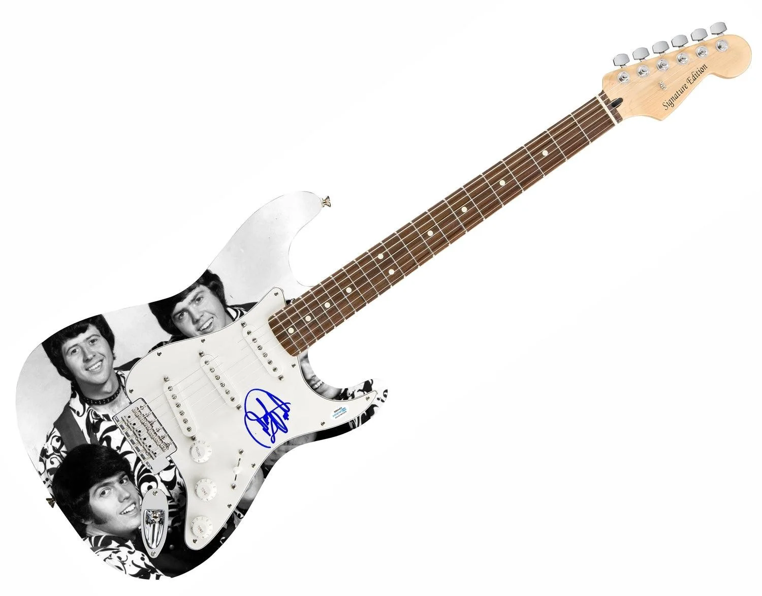 Donnie Osmond Signed Autographed 1/1 Custom Graphics Guitar ACOA, image 3