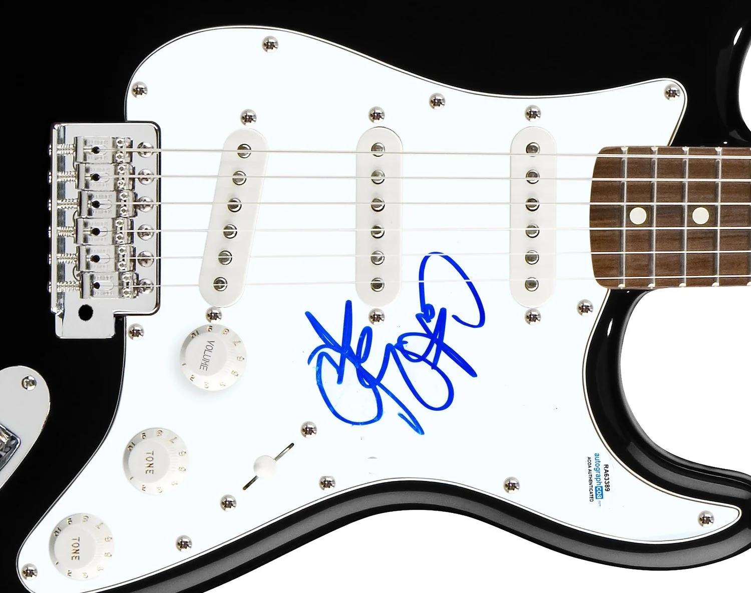 Dave Matthews Band Carter Beauford Signed Autographed Guitar ACOA, image 2