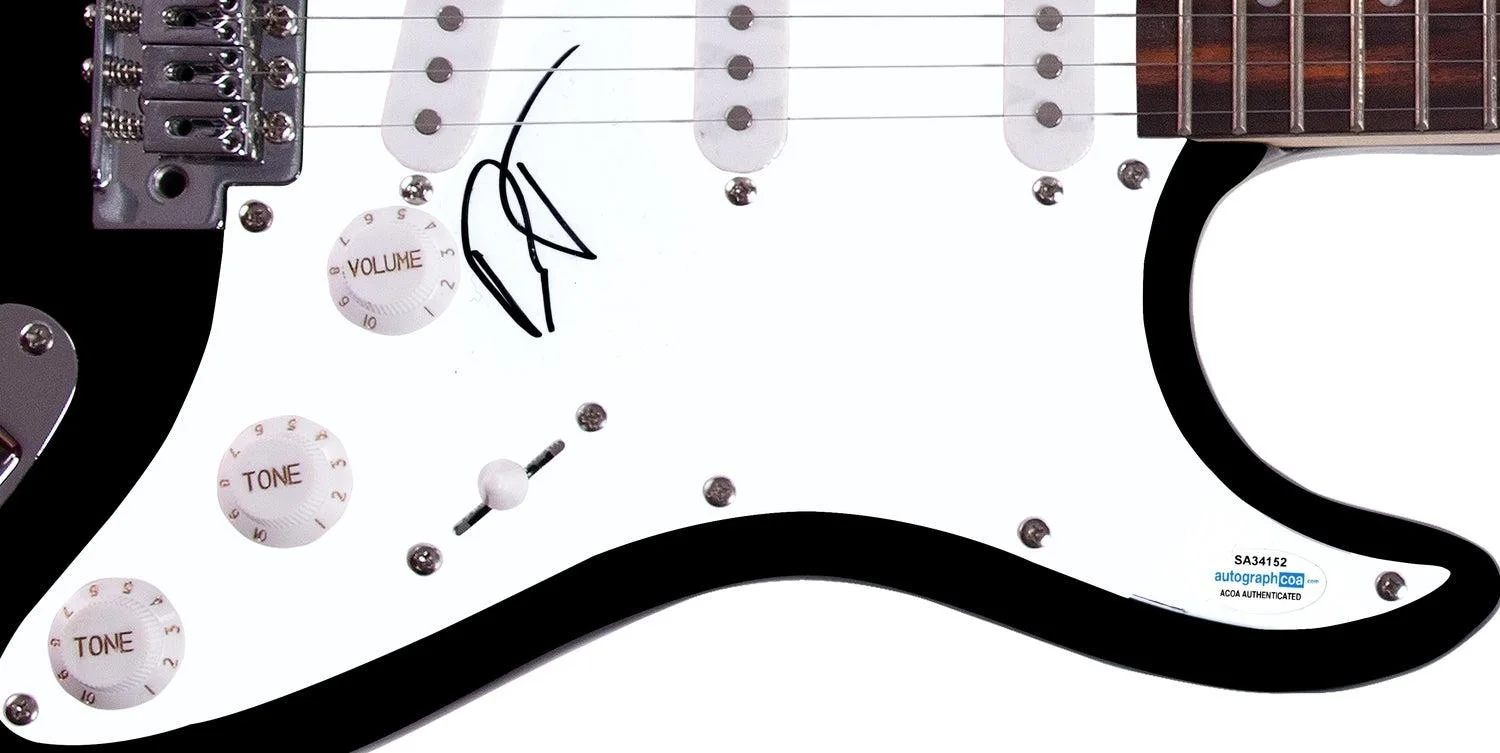 Dave Matthews Band Boyd Tinsley Signed Autographed Guitar ACOA, image 4