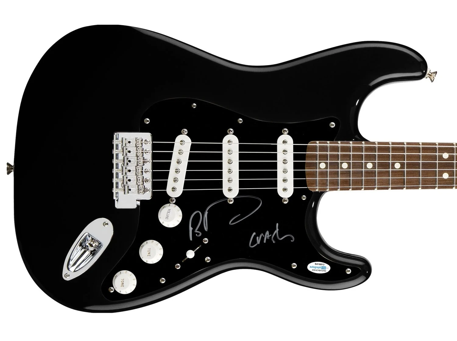 Dave Matthews Band Boyd Tinsley Signed Autographed Guitar ACOA, image 2