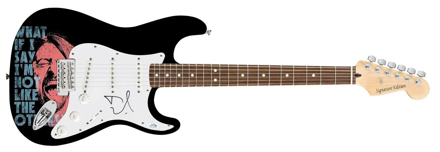 Dave Grohl Signed Autographed Custom Photo Graphics Guitar ACOA ACOA, изображение 2