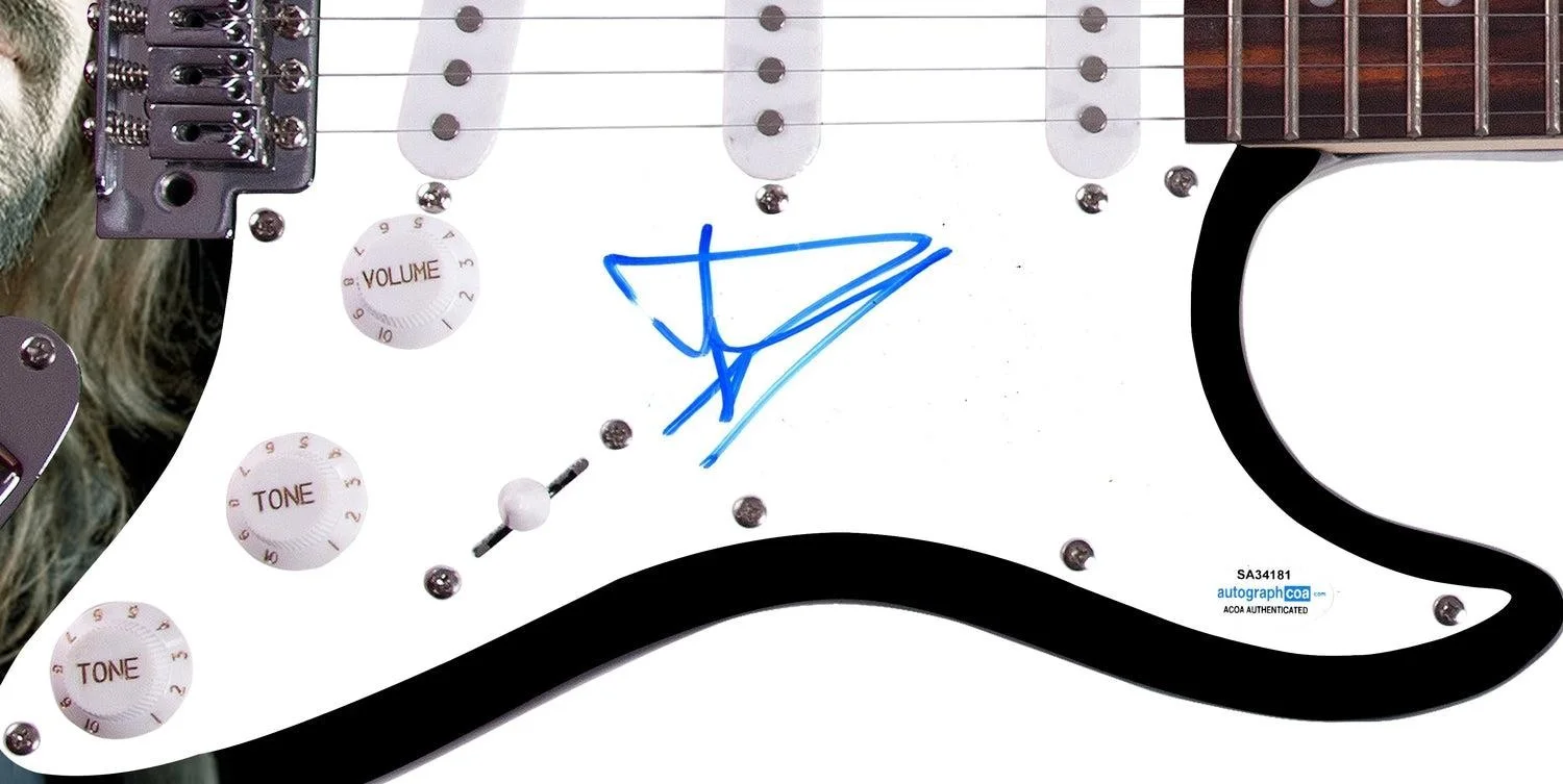 Dave Grohl Signed Nirvana Foo Fighters Autographed Guitar ACOA, image 4