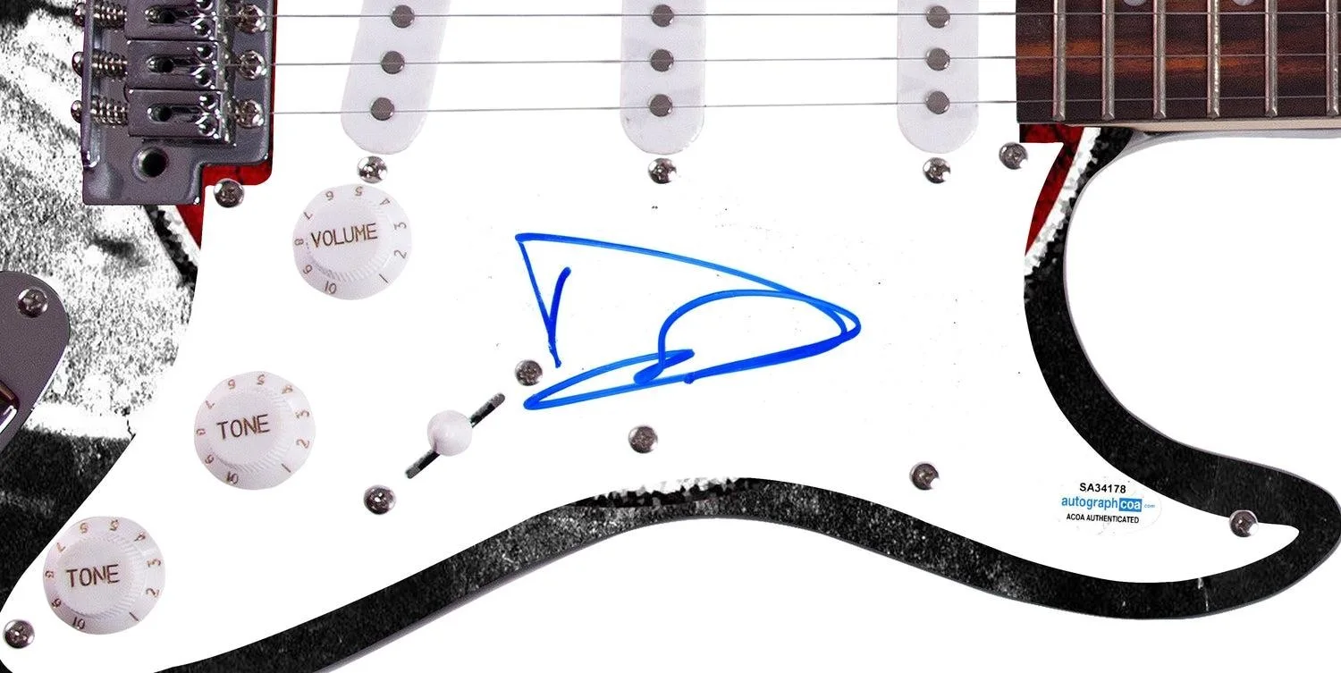Dave Grohl Signed Nirvana Foo Fighters Autographed Guitar ACOA, image 4
