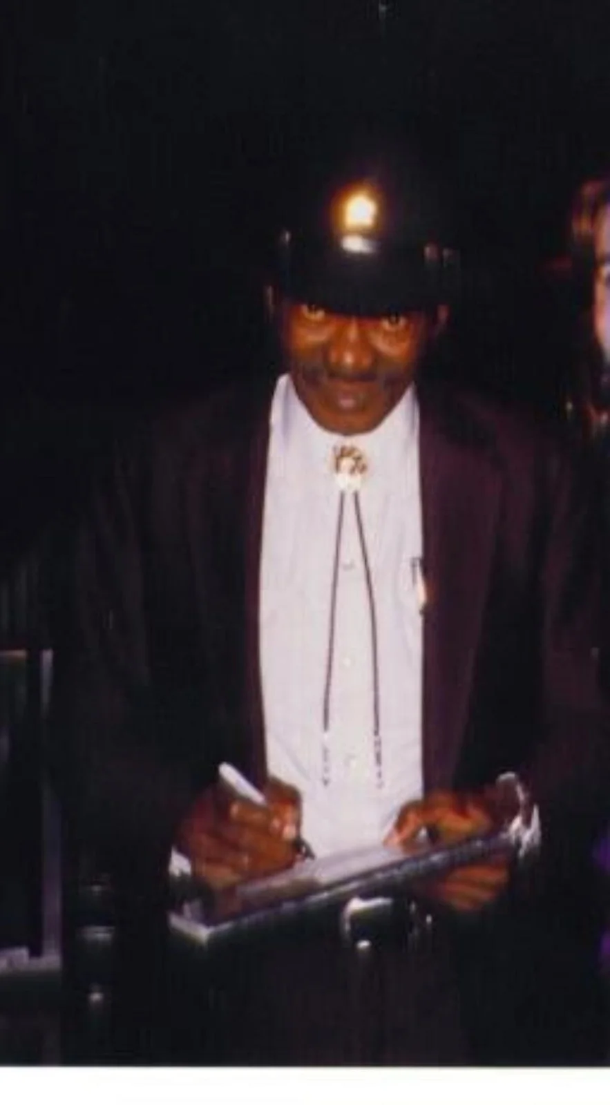 Clarence Gatemouth Brown Signed Autographed Guitar ACOA, image 5