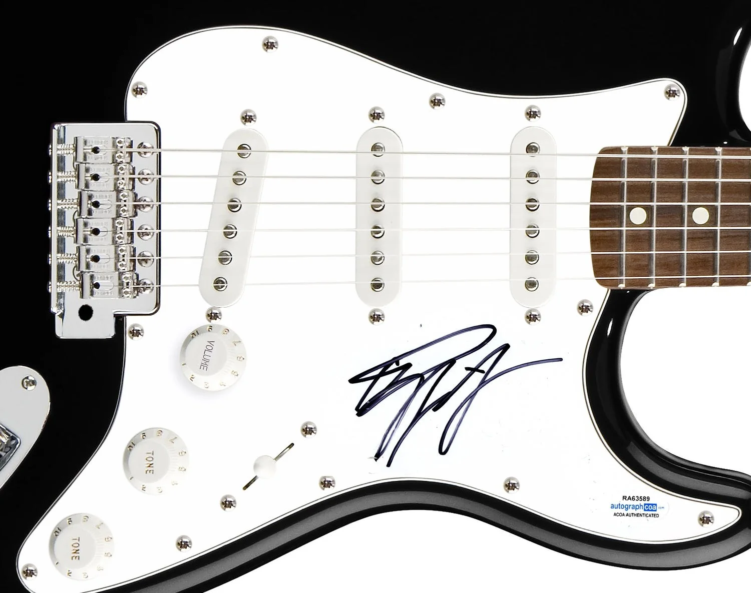 Cinderella Tom Keifer Signed Autographed Guitar ACOA, image 2