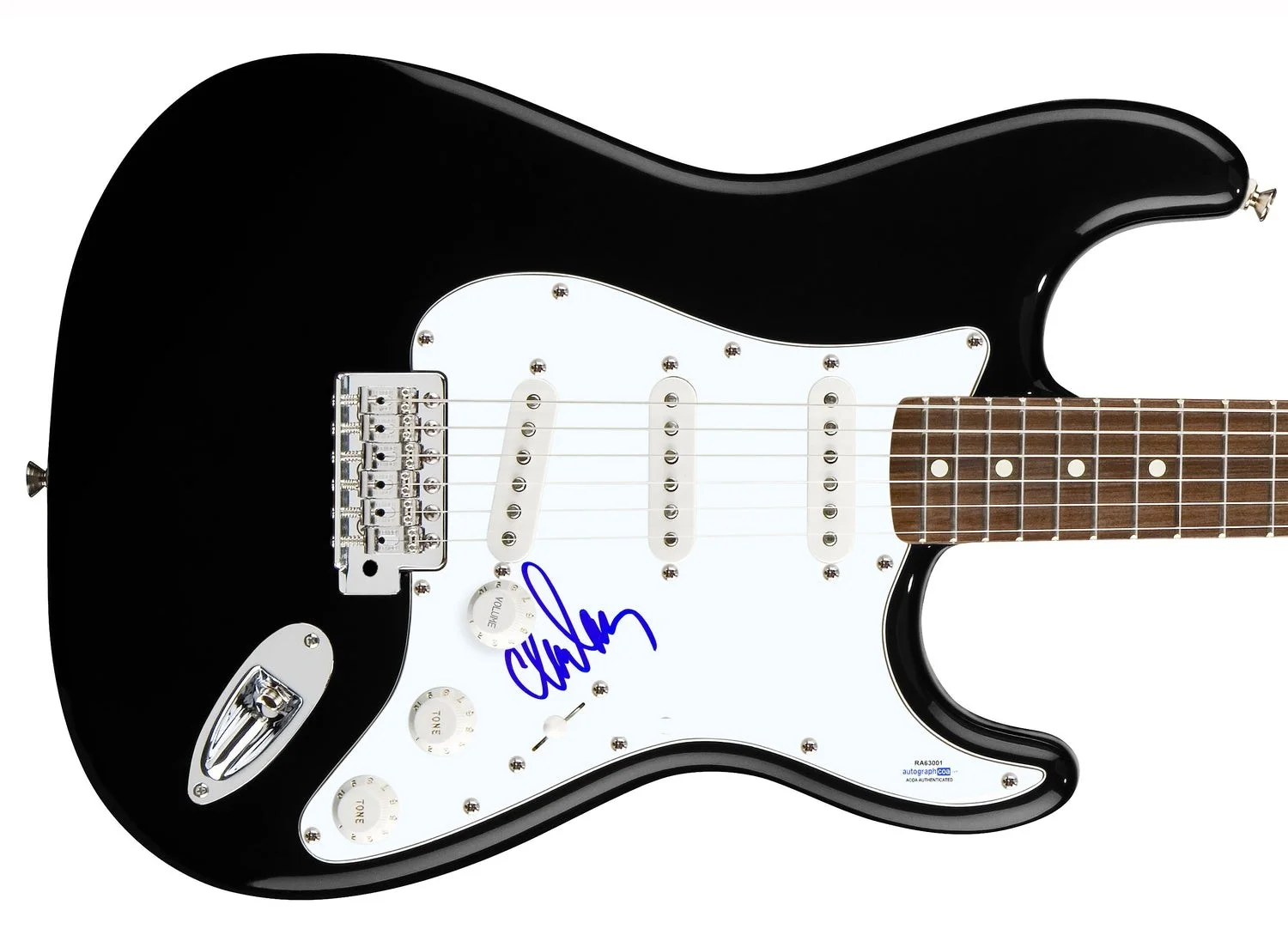 Clive Davis Signed Autographed Guitar ACOA, image 2