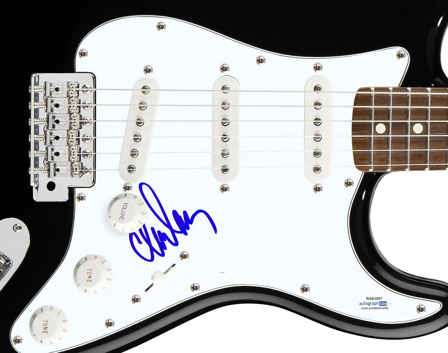 Clive Davis Signed Autographed Guitar ACOA, image 3