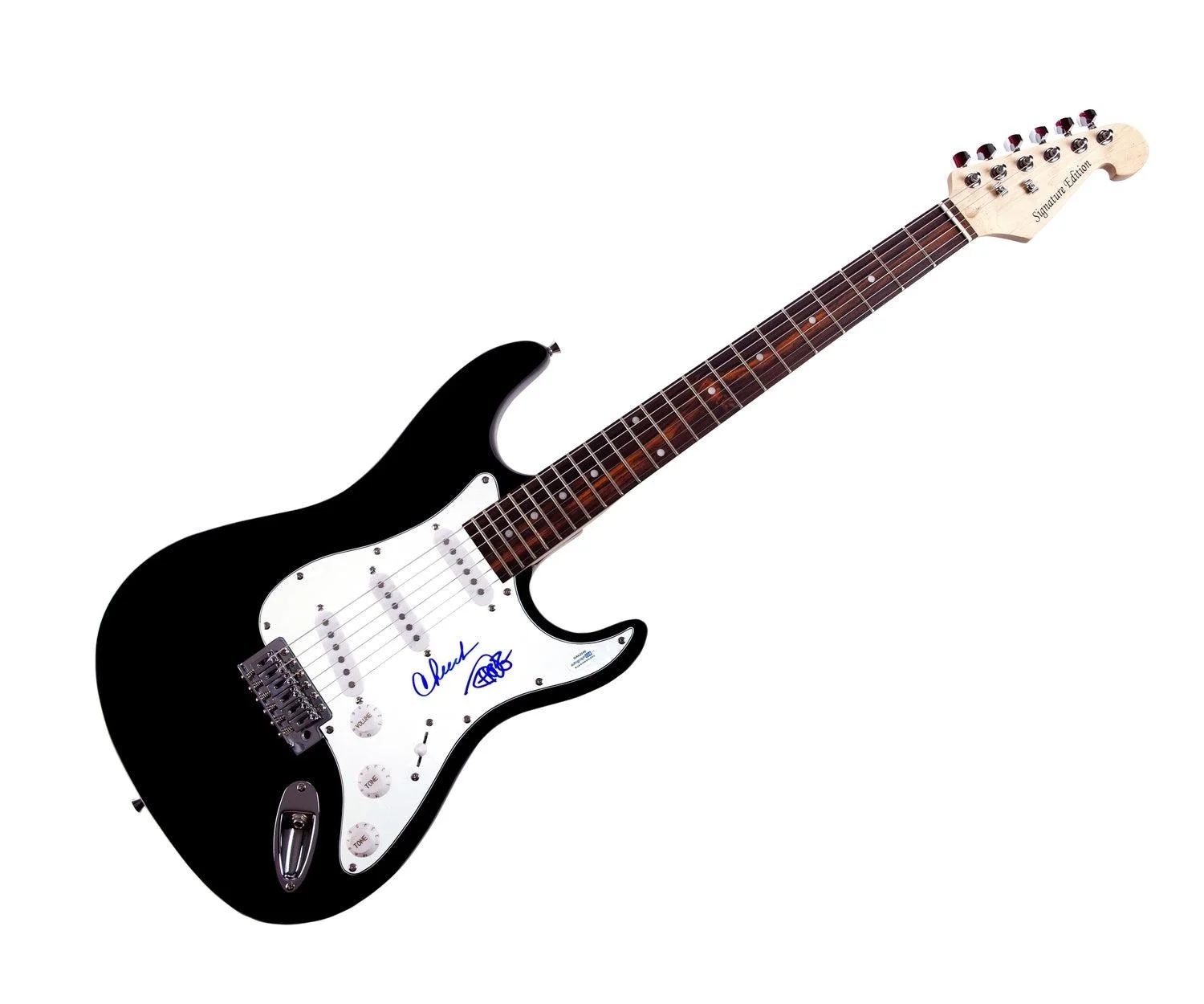Cheech & Chong Autographed X2 Guitar Cheech Marin Tommmy Chong ACOA, изображение 3