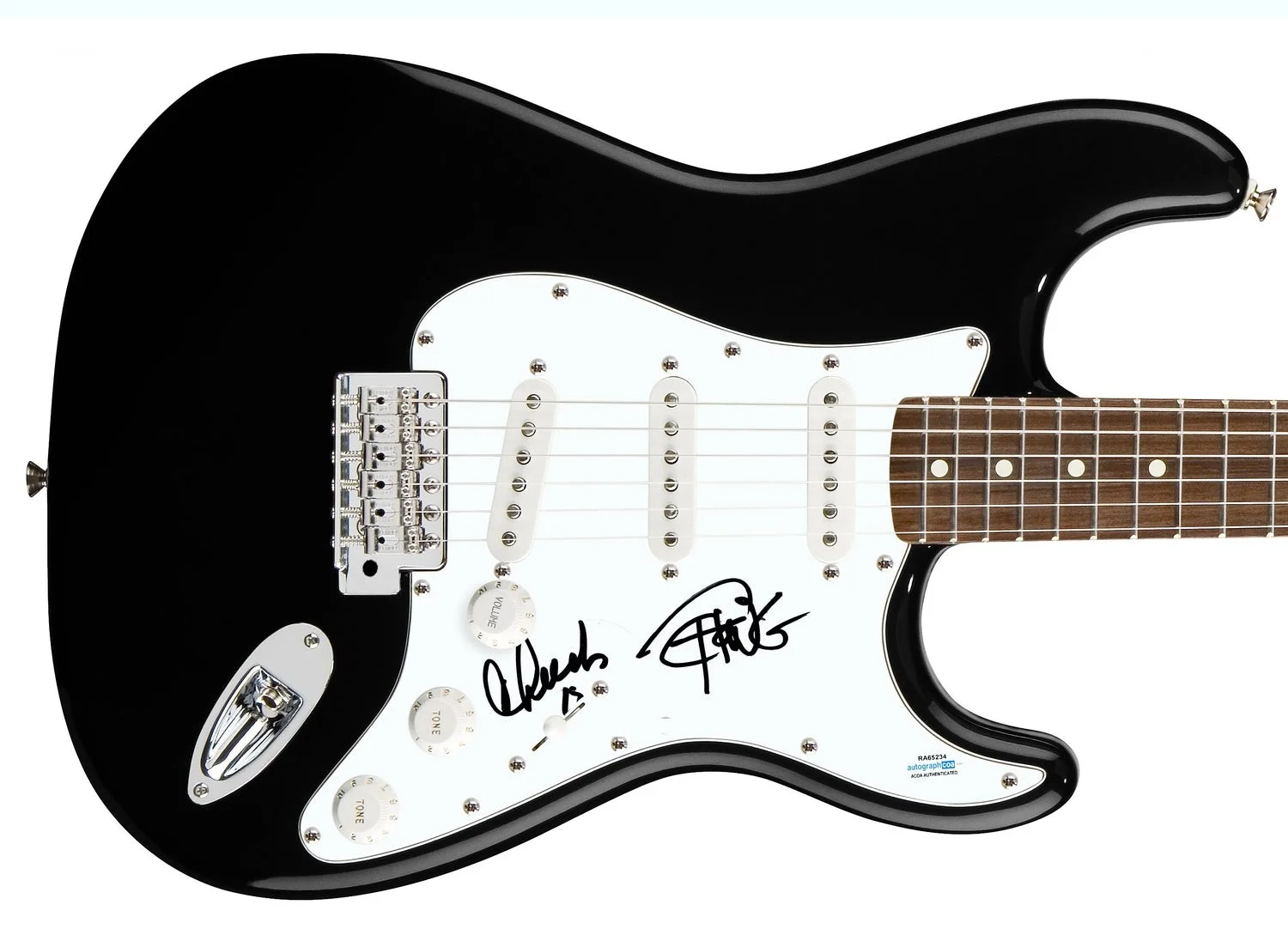 Cheech & Chong Signed Autographed Guitar ACOA, image 2