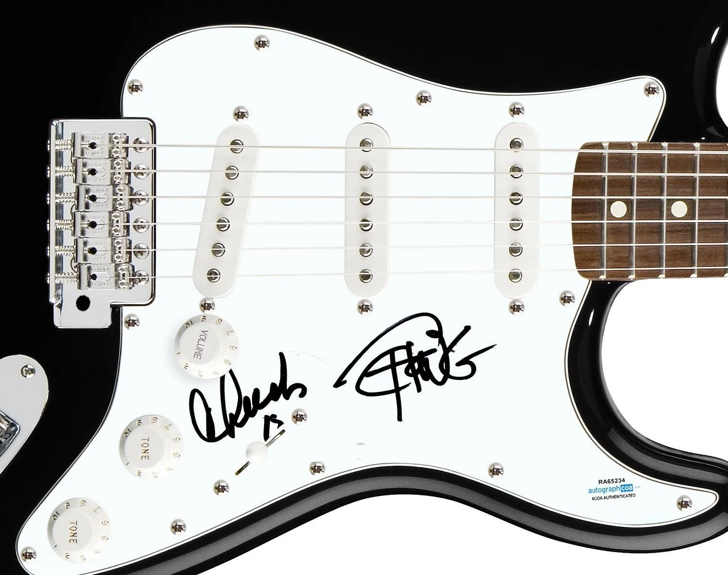 Cheech & Chong Signed Autographed Guitar ACOA, image 3