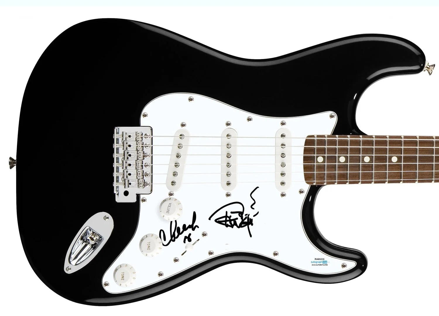 Cheech & Chong Signed Autographed Guitar ACOA, image 2