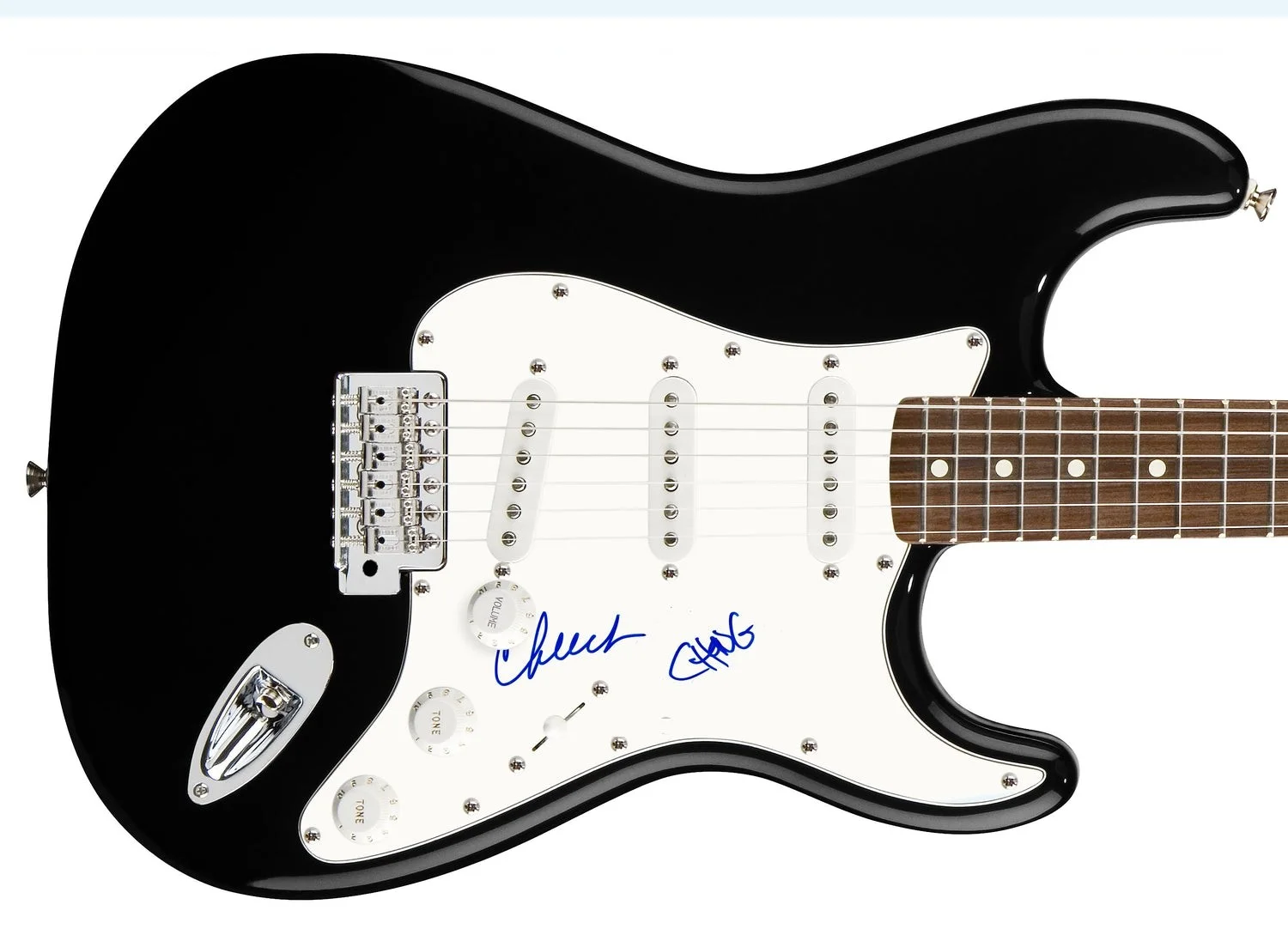 Cheech & Chong Signed Autographed Guitar, image 2