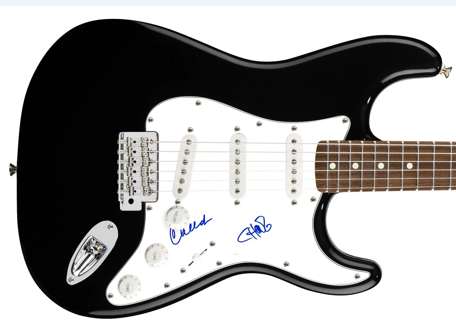 Cheech & Chong Signed Autographed Guitar, image 2