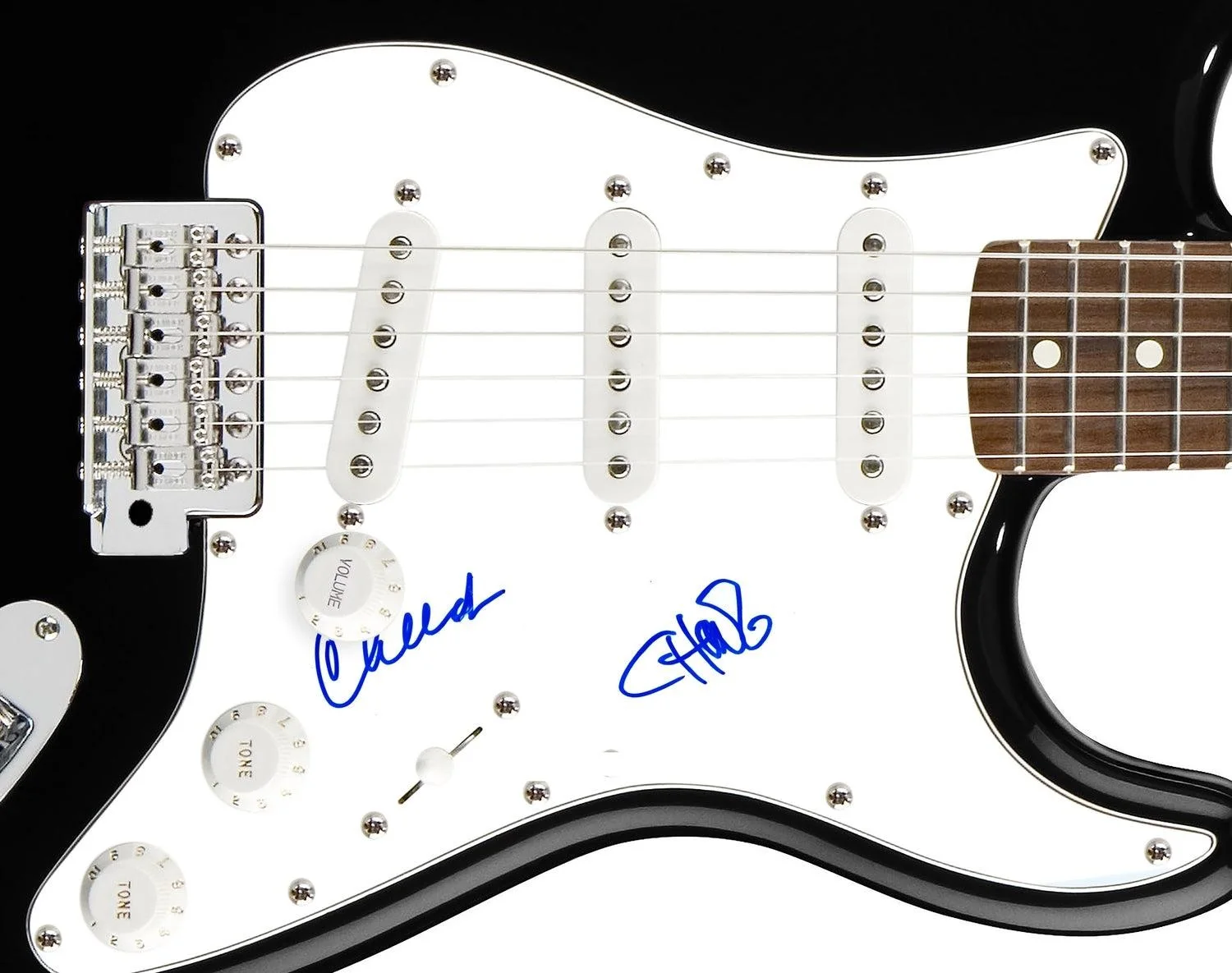 Cheech & Chong Signed Autographed Guitar, image 3
