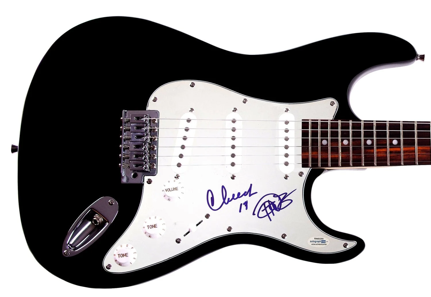 Cheech & Chong Autographed X2 Guitar Cheech Marin Tommmy Chong ACOA, изображение 2