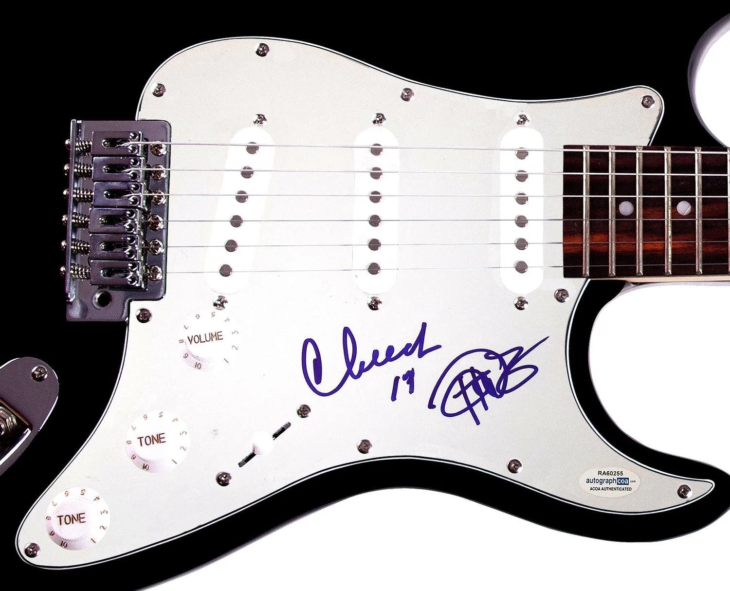 Cheech & Chong Autographed X2 Guitar Cheech Marin Tommmy Chong ACOA, изображение 3
