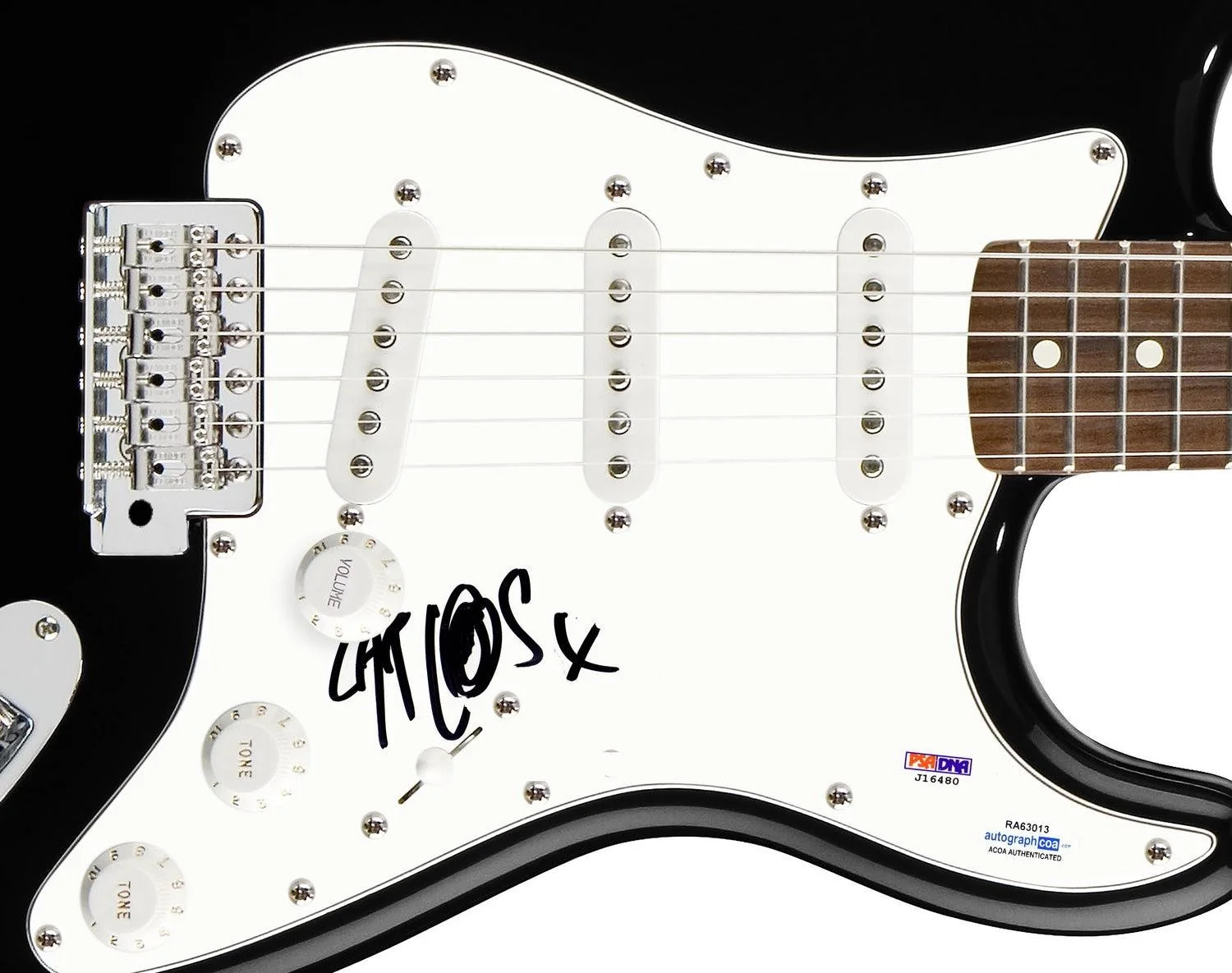 Carl Bar?t Libertines Signed Autographed Guitar Dirty Pretty Things ACOA PSA, изображение 3