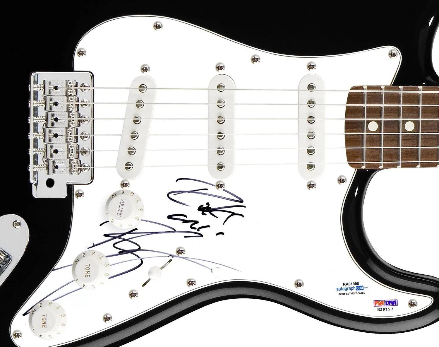 Bucky Covington American Idol Signed Autographed Guitar ACOA PSA, image 3