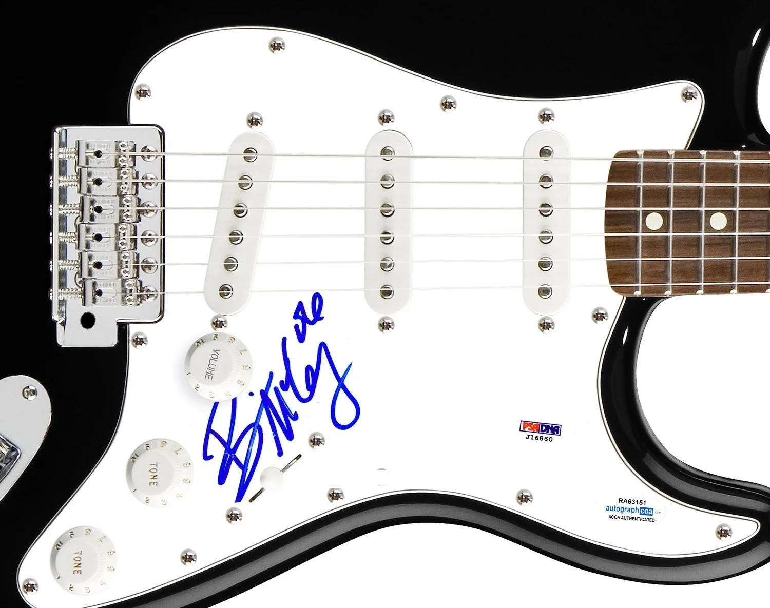 Brian McComas Signed Autographed Guitar ACOA, image 2