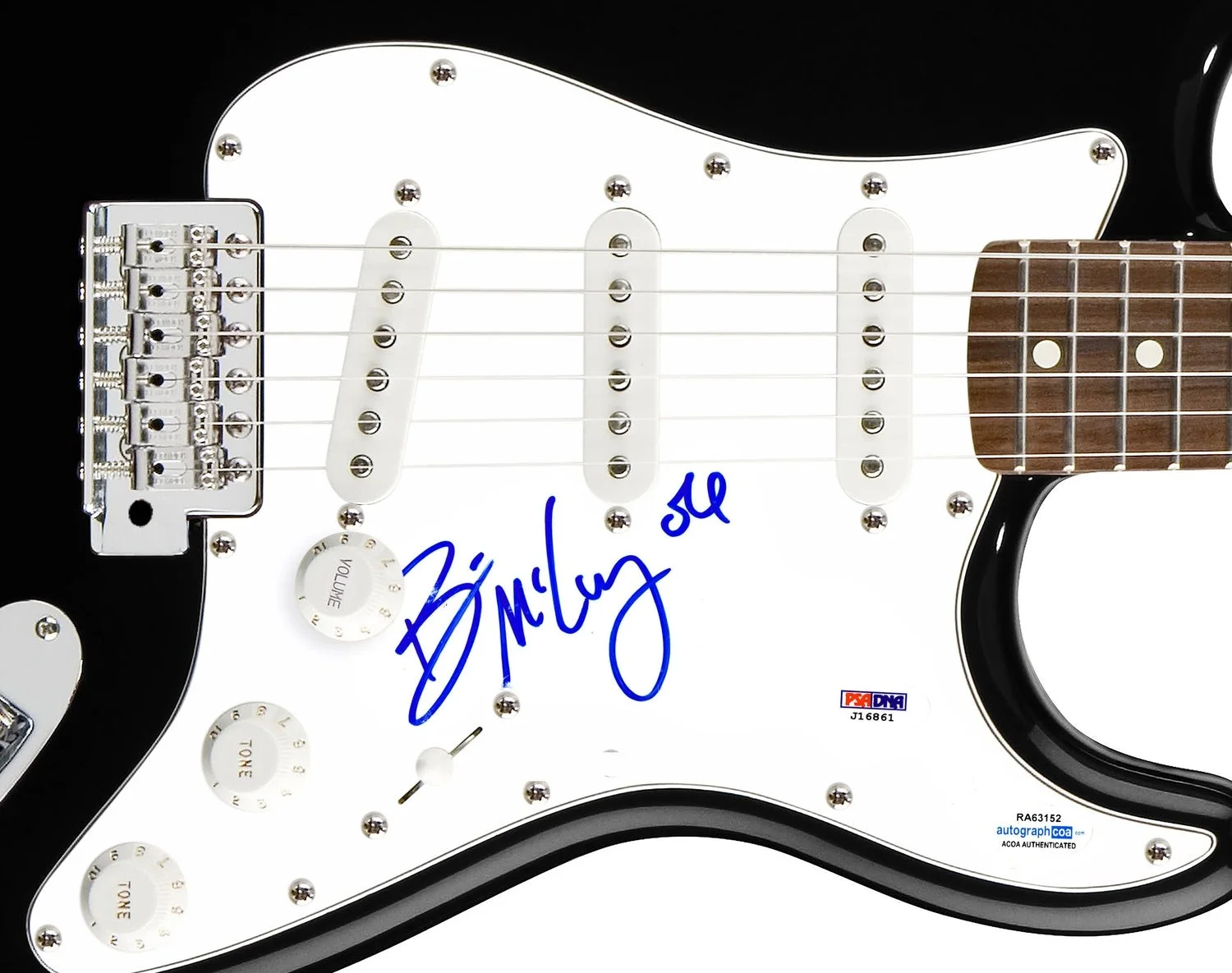 Brian McComas Signed Autographed Guitar ACOA, image 2