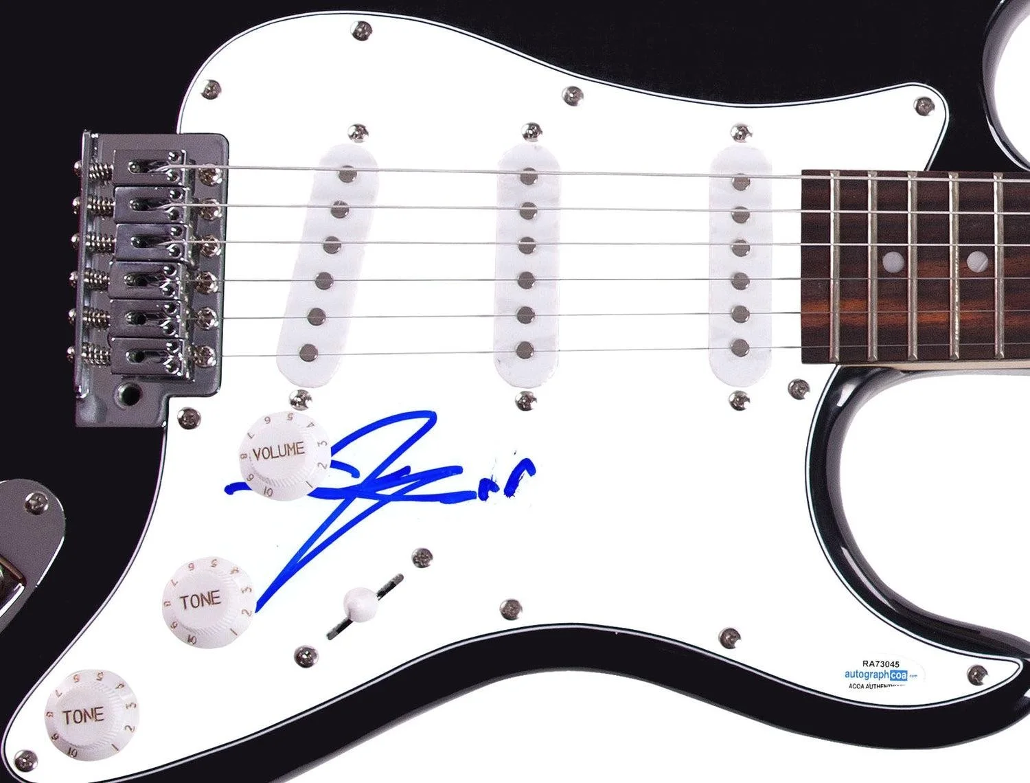 Blues Traveler John Popper Signed Autographed Guitar ACOA, image 3