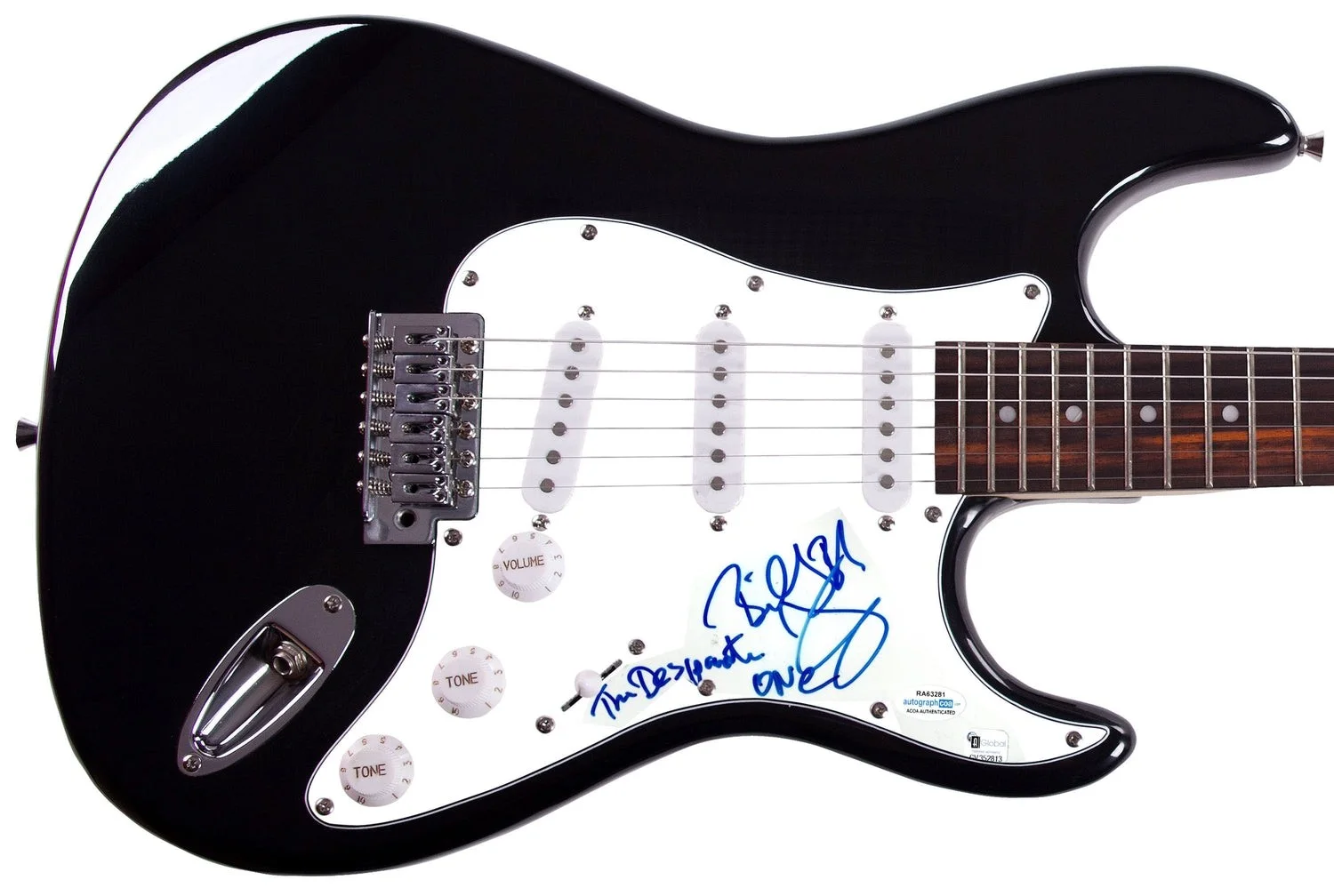 Billy Bob Thornton Signed Autographed Guitar ACOA, image 2