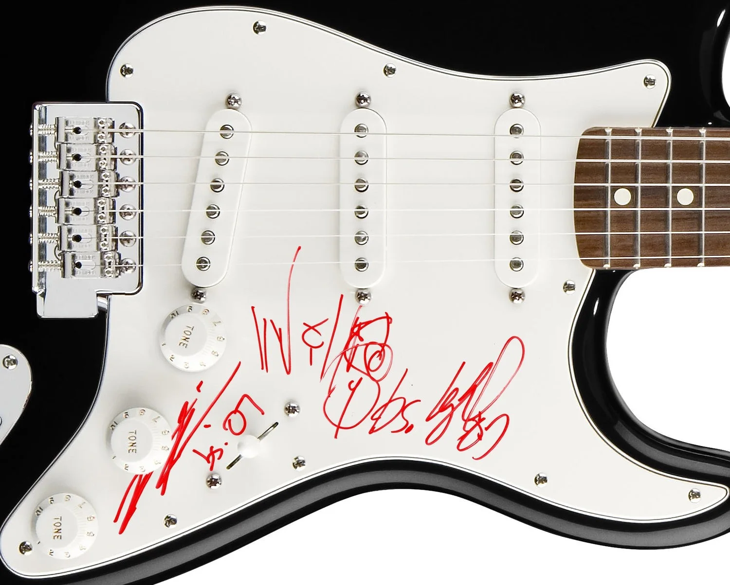 Bloodsimple Signed Autographed Guitar, image 2