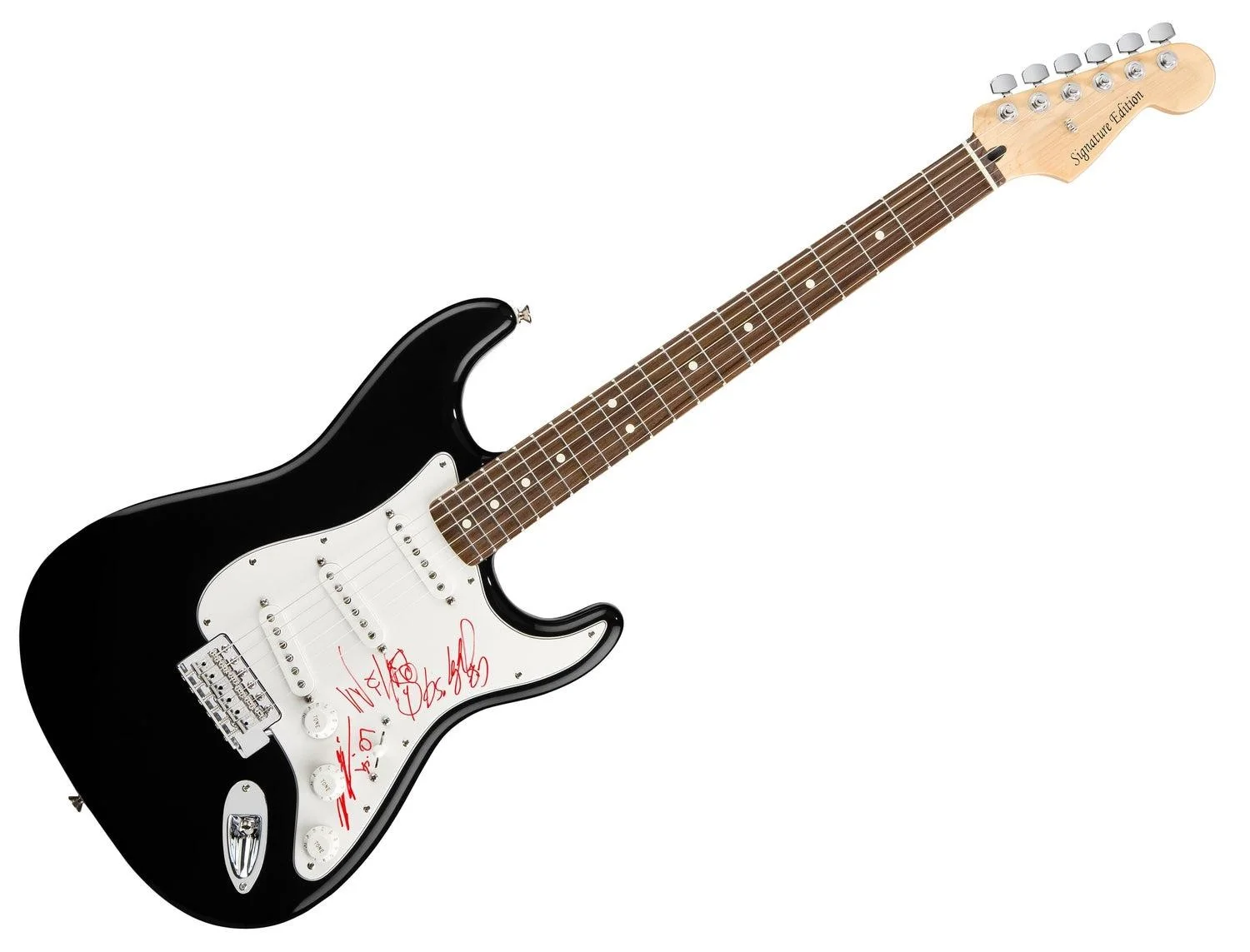 Bloodsimple Signed Autographed Guitar, image 3