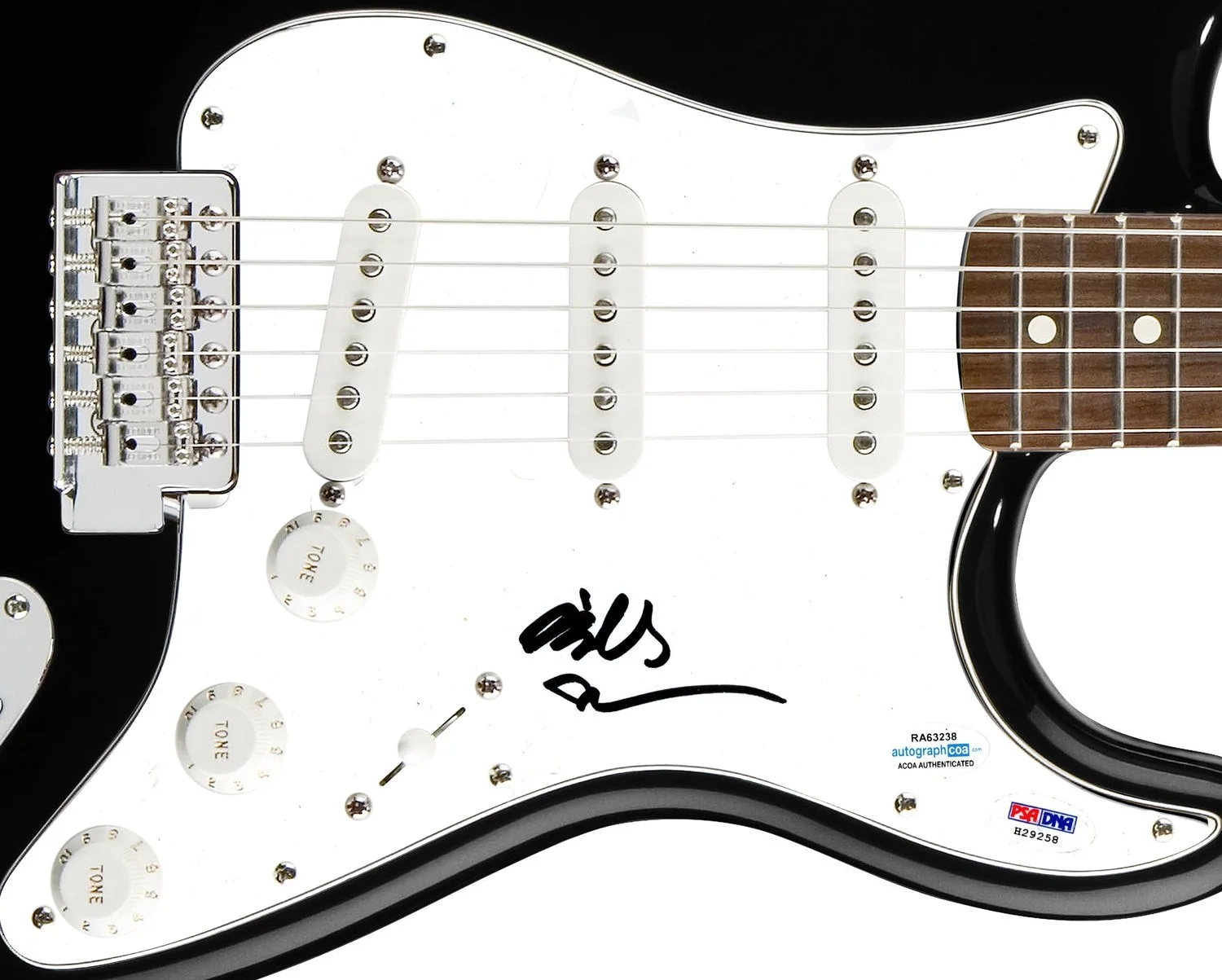Billy Sheehan Signed Autographed Guitar ACOA PSA, image 2